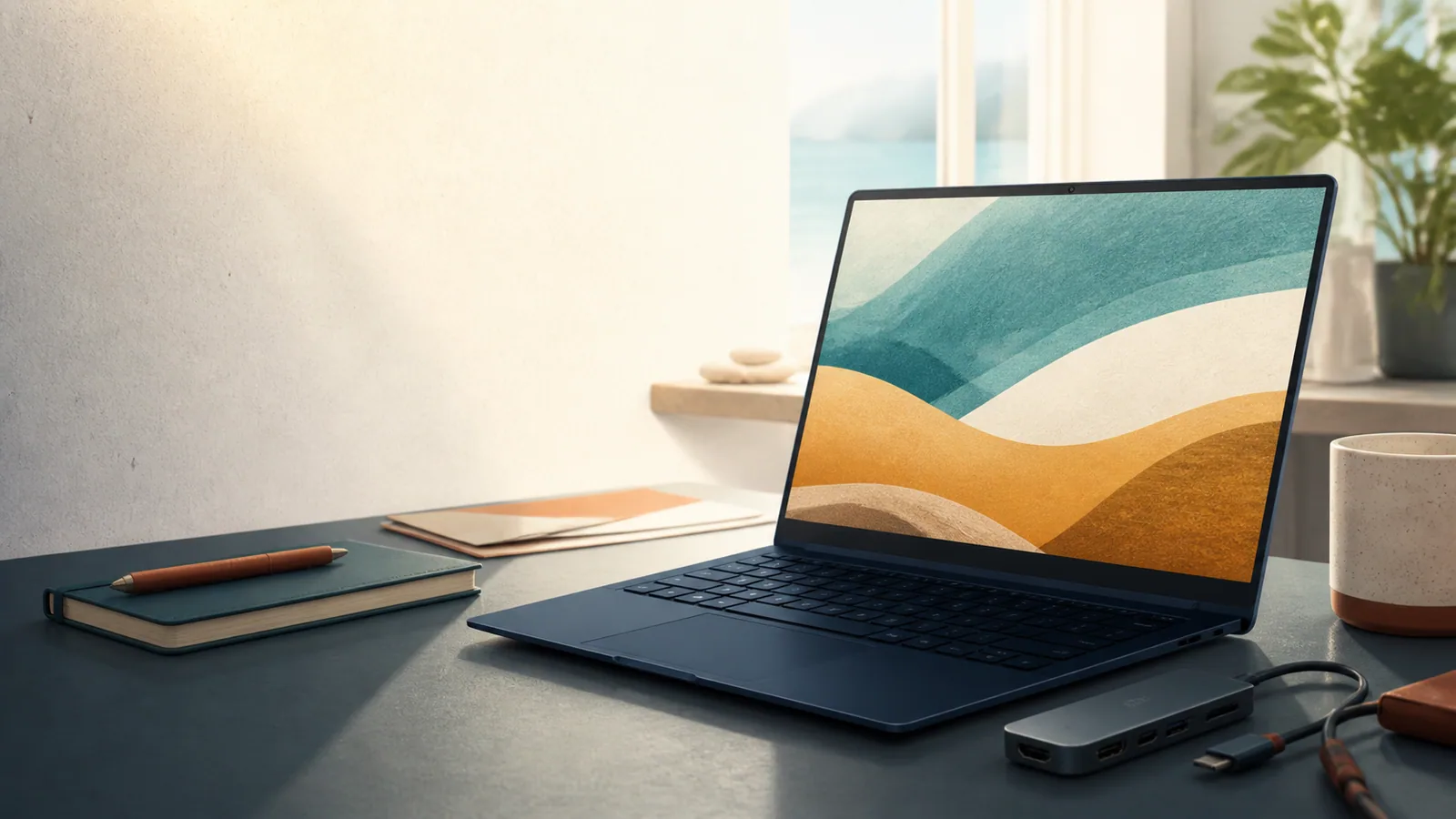 Apple MacBook Air 13-inch M5 editorial illustration