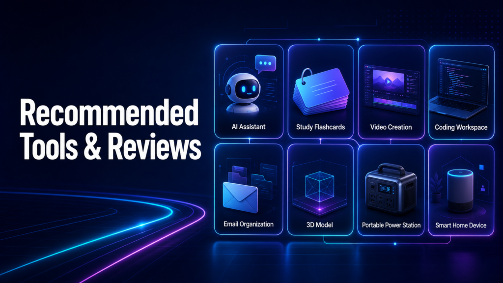 Recommended AI tools and product reviews from TimeWasterAI