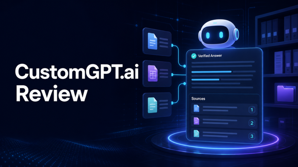 CustomGPT.ai no-code chatbot builder review