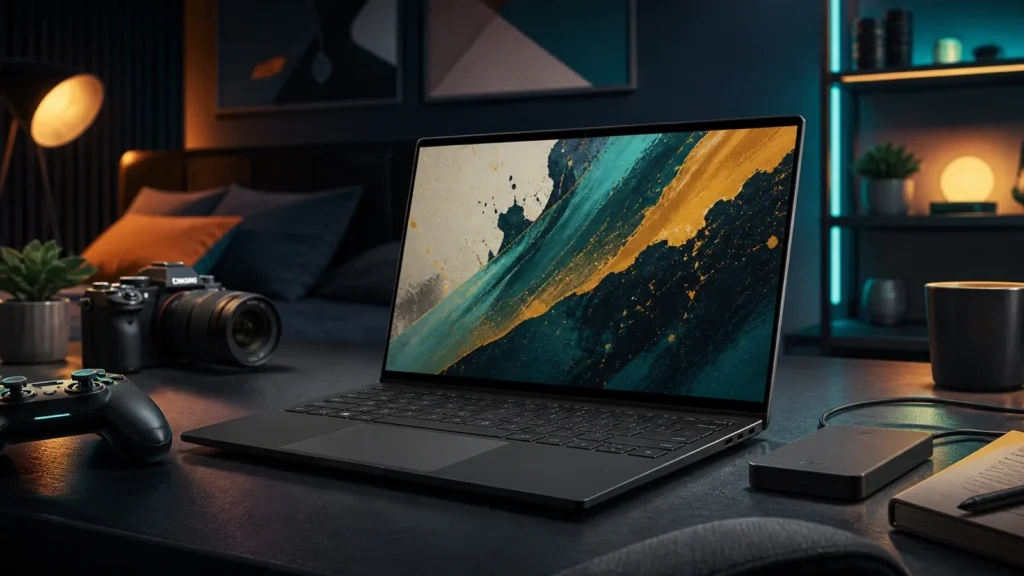 ASUS ROG Zephyrus G14 2026 gaming laptop editorial illustration